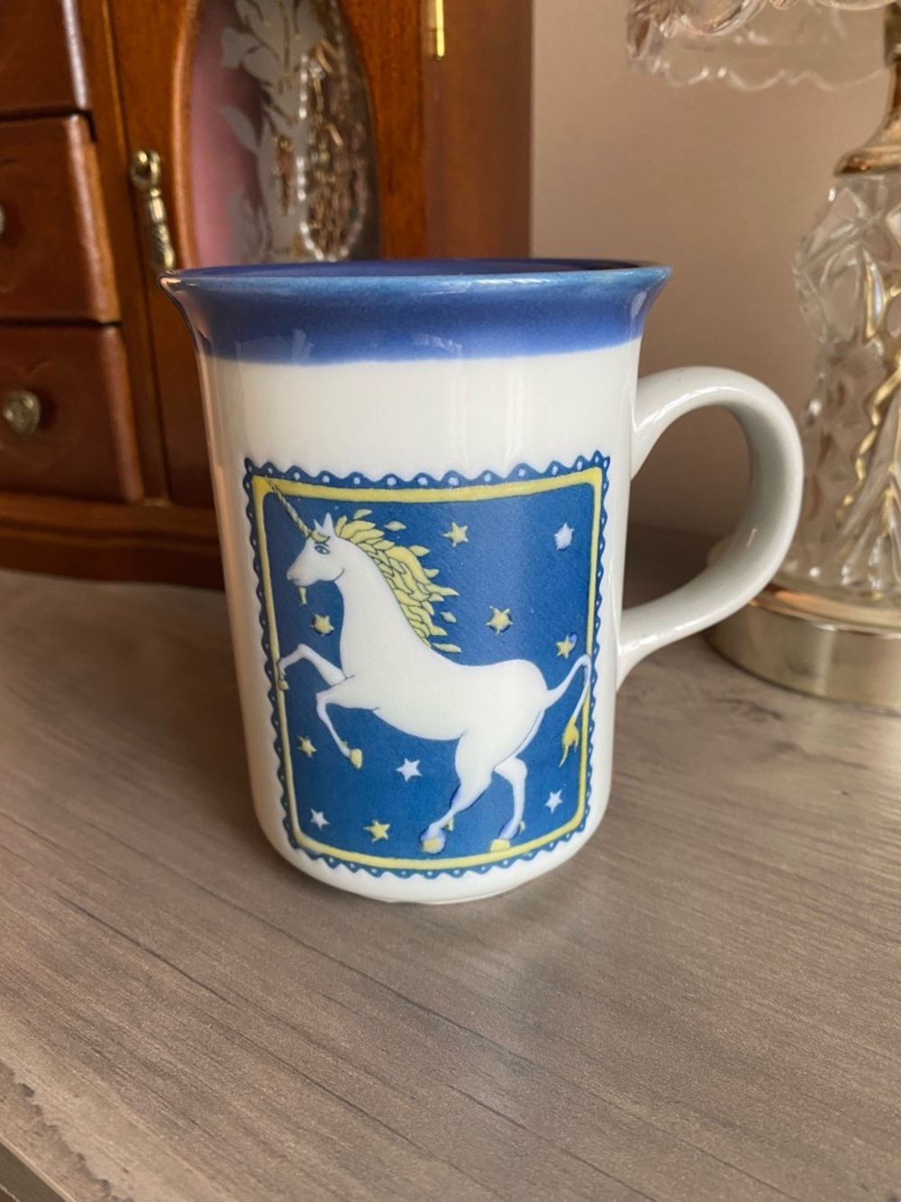 Vintage Otagiri Japan Unicorn Mug